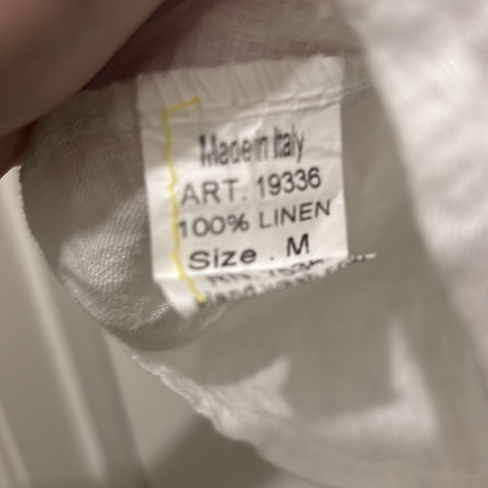 Valentina Naldi White Button-Up Shirt - Picture 6 of 6